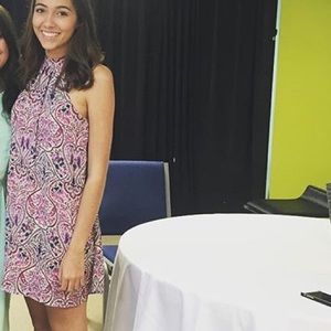 Halter dress purple paisley